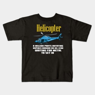 HELICOPTER: Helicopter Definition Kids T-Shirt